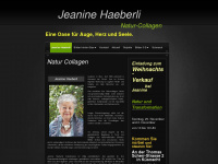 jeanine-haeberli.ch Webseite Vorschau