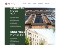 templ-baudenkmal.de Webseite Vorschau