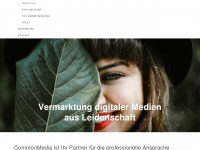 commonmedia.de Webseite Vorschau