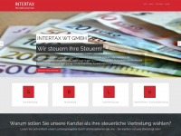 intertax.at Webseite Vorschau