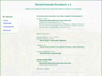 gartenfreunde-kersbach.de Webseite Vorschau