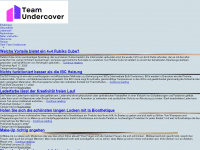 teamundercover.de Webseite Vorschau
