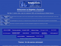 ratgeber---forum.de Webseite Vorschau