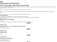 sternwarte-nordsachsen.de Webseite Vorschau
