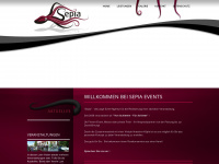 sepia-events.de Webseite Vorschau
