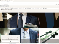 krawattenspezialist.ch Webseite Vorschau