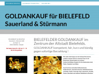 goldankauf-bielefeld.de Webseite Vorschau