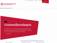 graenseforeningen.dk Webseite Vorschau