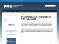 projektmanagementhandbuch.de Webseite Vorschau