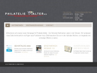 philateliewalter.ch Webseite Vorschau