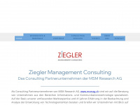 zieglerconsulting.ch Webseite Vorschau