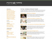foto-tipps.com Webseite Vorschau