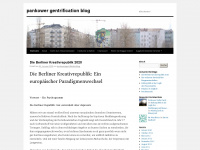 pankowergentrificationblog.wordpress.com Webseite Vorschau