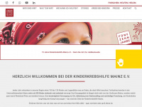 kinderkrebshilfe-mainz.de Webseite Vorschau