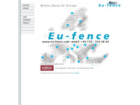eu-fence.com Webseite Vorschau