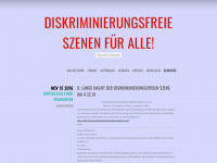diskriminierungsfreieszenenfueralle.wordpress.com Webseite Vorschau