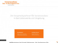 innenausbau-dittmann.de Webseite Vorschau