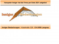 inniger-bedachungen.ch Webseite Vorschau