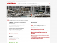 innobau.ch Webseite Vorschau