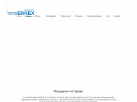 innoerrex.ch Webseite Vorschau