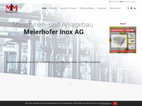 inoxmontagen.ch Webseite Vorschau