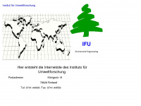 inst-f-umweltforschung.de Webseite Vorschau