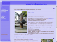 trinkwasser.de Webseite Vorschau