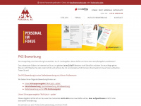 pks-bewerbung.ch Webseite Vorschau