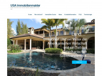 usa-immobilienmakler.com Webseite Vorschau
