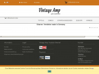 pcl-vintageamp.de Webseite Vorschau