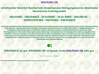 insuranc.de Webseite Vorschau