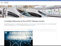 intec-railway.de Webseite Vorschau