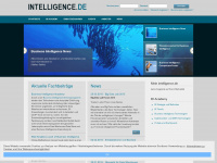 intelligence.de Webseite Vorschau