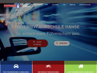 intensivfahrschule-hanse.de Webseite Vorschau