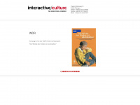 interactive-culture.de Webseite Vorschau