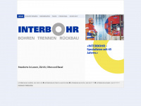 interbohr.ch Webseite Vorschau