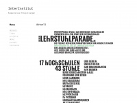 interinstitut.de Webseite Vorschau