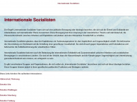 internationale-sozialisten.de Webseite Vorschau