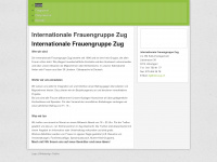 internationalefrauengruppezug.ch Webseite Vorschau