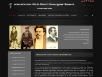 internationaler-perotti-gesangswettbewerb.de Webseite Vorschau