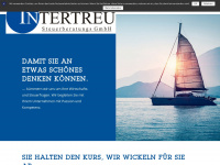 intertreu.at Webseite Vorschau
