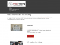 intex-trading.de Webseite Vorschau