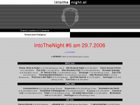 intothenight.at Webseite Vorschau