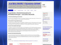 jud-baustoffe.ch Webseite Vorschau