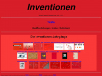 inventionen.de Webseite Vorschau