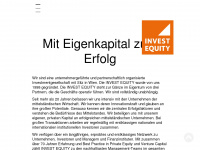 investequity.at Webseite Vorschau