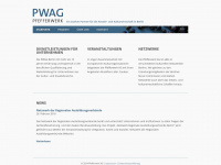 pwag.net Webseite Vorschau