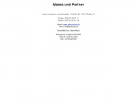 maass-partner.de Webseite Vorschau