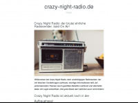 crazy-night-radio.de Webseite Vorschau