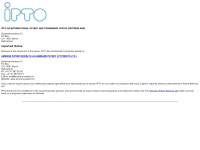 ipto.ch Webseite Vorschau
